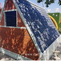 detachable storage triangle foldable containers house